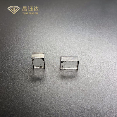 Color rectangular 8,0 de GHI diamantes ásperos del CVD de 9,0 quilates para el anillo de Enagement
