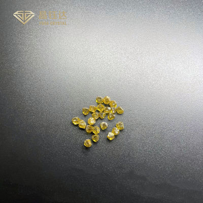 HPHT sintético sin cortar amarillo solo Crystal Diamonds For Cutting Tools