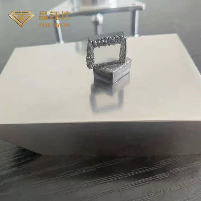 Diamantes artificial crecidos ásperos del CVD del diamante del sintético del color del GH de la claridad de VS+