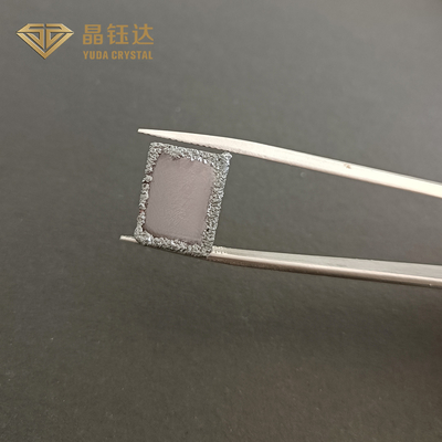 Color VVS de EFG CONTRA diamante creado laboratorio áspero del CVD del CVD Diamond Uncut Rectangular