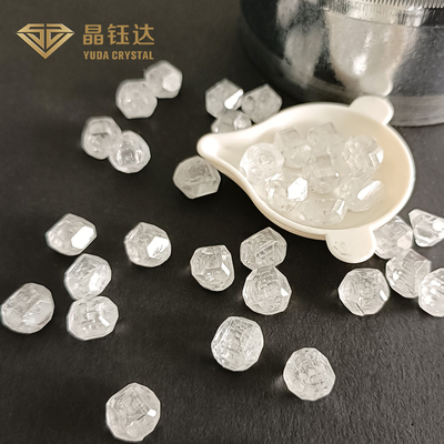 5-6.0 color VVS del quilate DEF CONTRA los diamantes crudos sin cortar de la ronda HPHT de la pureza del SI para los diamantes flojos