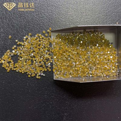 1.0m m hasta los diamantes monocristalinos de 4.0m m HPHT amarillean la temperatura alta de alta presión