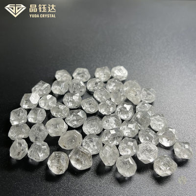 Diamantes crecidos laboratorio áspero blanco lleno de DEF los 0.1cm hasta la escala de los 2cm Mohs 10 para los diamantes flojos