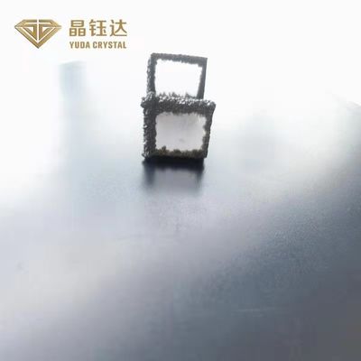 Quilate cuadrado Diamond For Jewelry crecido laboratorio del color 5-5.99 del diamante áspero FGH del Cvd de la forma