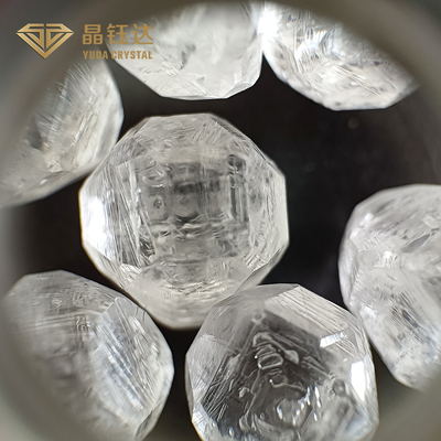 Rectángulo DEF de color de diamantes en bruto HPHT Laboratorio creado 10 Ct de diamantes sueltos