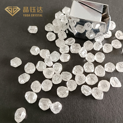 Diamantes ásperos cultivados diamantes crecidos laboratorio sin cortar crudo de 4carat HPHT para el polaco