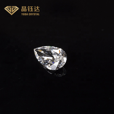 VVS CONTRA el color Diamond Pear Cut Diamond flojo blanco crecido laboratorio de la claridad DEF