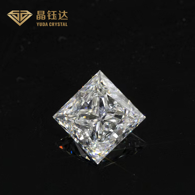 Los diamantes crecidos laboratorio flojo blanco lleno desean el corte para el anillo
