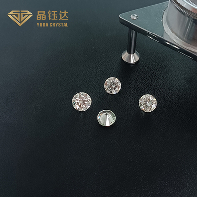 Diamantes cortados de lujo polacos del laboratorio alrededor del color blanco brillante para la joyería