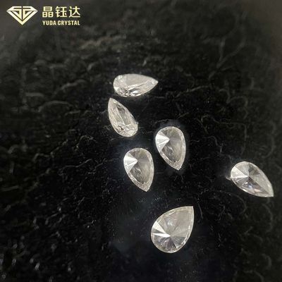 HPHT Pear Shaped Lab Creado por el diamante DEF VS