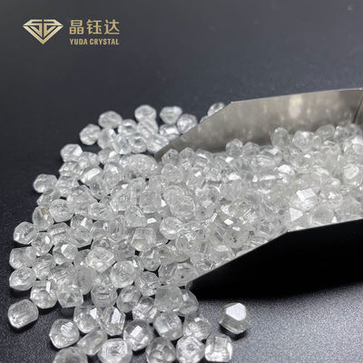 Cristales de Yuda 3.0 - 4.0 ct Blanco VVS VS HPHT Diamantes sin cortar Diamantes creados artificialmente en laboratorio