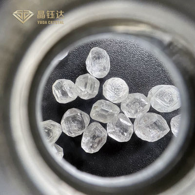 Cristales de Yuda 3.0 - 4.0 ct Blanco VVS VS HPHT Diamantes sin cortar Diamantes creados artificialmente en laboratorio