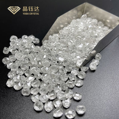 1.0 - 1,5 quilates HTHP Diamante en bruto cultivado en laboratorio Diamante en bruto HPHT blanco sin cortar Para hacer anillos de diamante en laboratorio