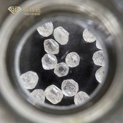 1.0 - 1,5 quilates HTHP Diamante en bruto cultivado en laboratorio Diamante en bruto HPHT blanco sin cortar Para hacer anillos de diamante en laboratorio
