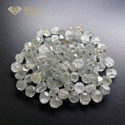 Diamantes ásperos amarillos verdosos oscuros de lujo de Brown 1 quilate de artificial