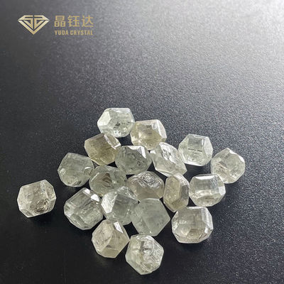 La suposición áspera verdosa de HPHT coloreó diamantes del laboratorio 5 quilates a 8 quilates