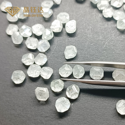 DEF Rectangular Color 8.0 9.0 Caratos HPHT Diamantes en bruto para anillo de compromiso