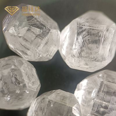 Diamante en bruto HPHT redondo 8.0ct Diamante cultivado en laboratorio Color blanco VVS VS