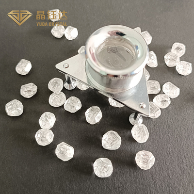 Cuadrado 6 mm a 8 mm DEF Color HPHT Diamante Deposición química de vapor