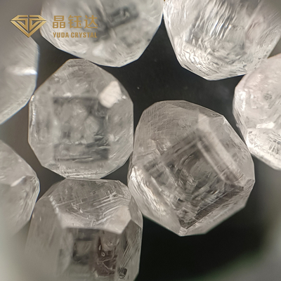 Diamante en bruto HPHT redondo 8.0ct Diamante cultivado en laboratorio Color blanco VVS VS