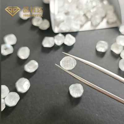 Rectángulo DEF de color de diamantes en bruto HPHT Laboratorio creado 10 Ct de diamantes sueltos