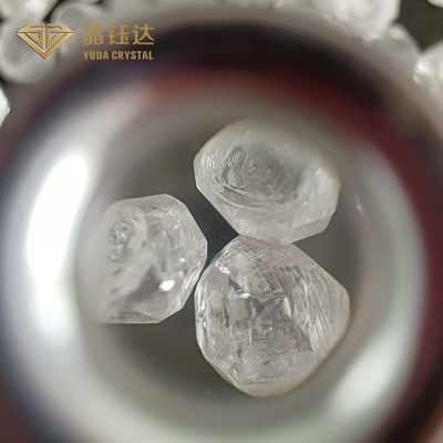 Diamante de cristal único de 4-15 quilates EFG VVS VS HPHT para material de joyería artificial