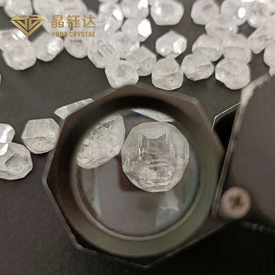 Diamante de cristal único de 4-15 quilates EFG VVS VS HPHT para material de joyería artificial