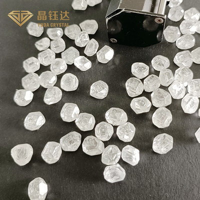 VVS CONTRA diamante áspero del SI D E F 7.0ct 7.5ct HPHT diamante sin cortar de 8 quilates