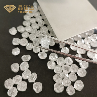 0.03ct a los diamantes sin cortar 20m m blancos crecidos laboratorio de los diamantes 2m m de 15ct HPHT