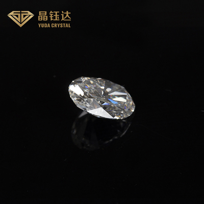 1.0 a 2.0ct HPHT Gia Diamante de laboratorio Blanco crecido de forma ovalada suelta Corte elegante
