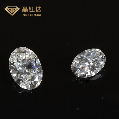 1.0 a 2.0ct HPHT Gia Diamante de laboratorio Blanco crecido de forma ovalada suelta Corte elegante