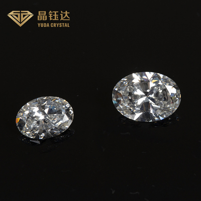 1.0 a 2.0ct HPHT Gia Diamante de laboratorio Blanco crecido de forma ovalada suelta Corte elegante