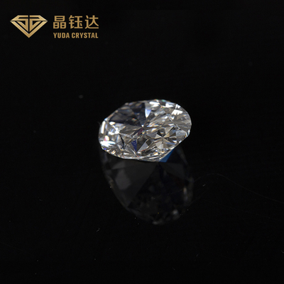 1.0 a 2.0ct HPHT Gia Diamante de laboratorio Blanco crecido de forma ovalada suelta Corte elegante
