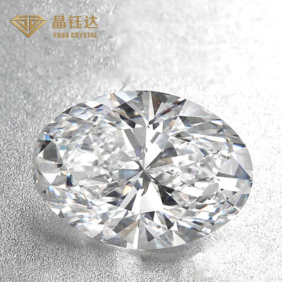 Oval 100% suelto Igi de laboratorio de cultivo de diamantes Certificado HPHT real Creado pulido