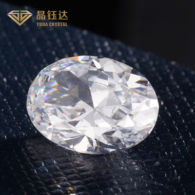 Hpht Forma ovalada blanca Diamante sintético suelto Corte ovalada Igi Gia Certificado